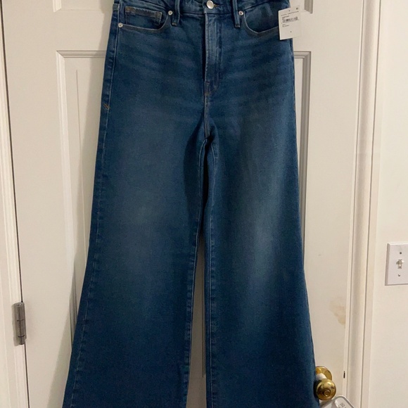 Good American Good Waist Palazzo Jeans size 6/28 - Picture 11 of 14
